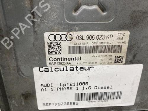 Used Engine control unit (ECU) AUDI A1 (8X1, 8XK) 1.6 TDI (105 hp) 21192819