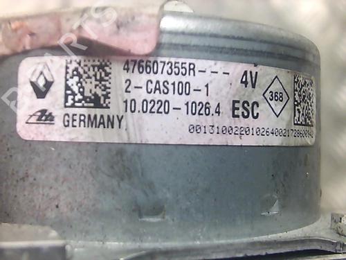 Used ABS pump ABS pump RENAULT MEGANE IV Hatchback (B9A/M/N_) 1.5 dCi 90 (B9A1) (90 hp) 20182234 20182234