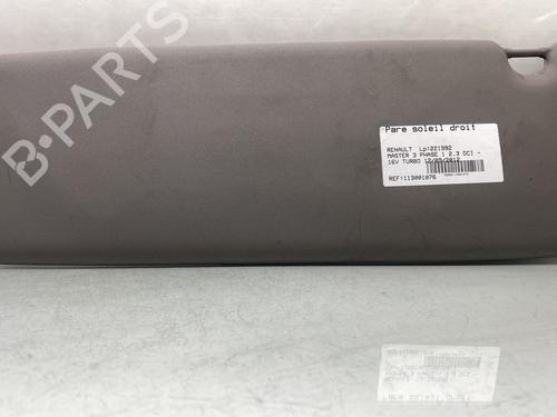 Right sun visor RENAULT MASTER III Van (FV) 2.3 dCi 100 FWD (FV0A, FV0B, FV0G, FV0K, FV0H) | BP29863744I2  - Image 7