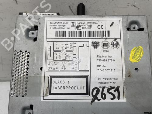 Used Radio Radio LANCIA DELTA III (844_) 1.6 D Multijet (844.AXF11, 844.AXF1A) (116 hp) 20007623 20007623