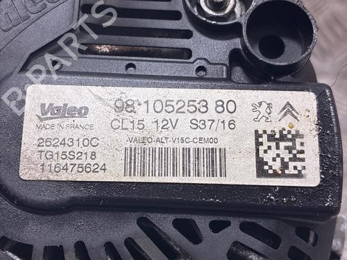 Used Alternator Alternator PEUGEOT 208 I (CA_, CC_) 1.6 HDi / BlueHDi 75 (75 hp) 34158652 34158652
