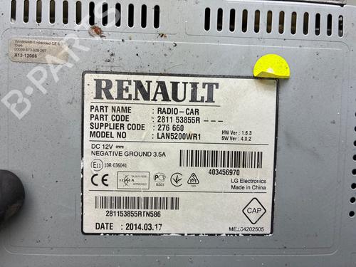 Bilradio Bilradio DACIA LODGY (JS_) 1.5 dCi (JSMC, JSAF) (107 hp) 37637549 37637549