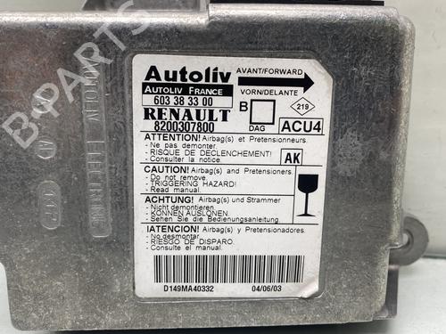 Used ECU airbags ECU airbags RENAULT MEGANE II (BM0/1_, CM0/1_) 1.4 16V (BM0B, CM0B) (98 hp) 26319136 26319136