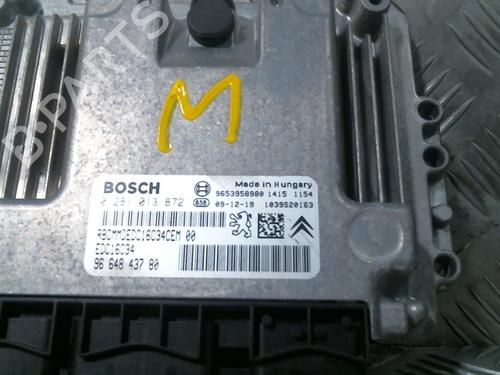 Used Engine control unit (ECU) PEUGEOT 308 I (4A_, 4C_) 1.6 HDi (90 hp) 19975930