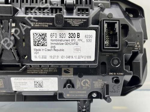 Used Instrument cluster SEAT ARONA (KJ7, KJP) 1.0 TSI (95 hp) 22916527