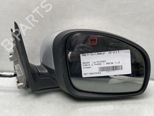 Used Right mirror SKODA FABIA II Combi (545) 1.9 TDI (105 hp) 21490766