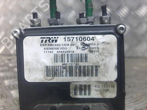 Used ABS pump ABS pump PEUGEOT 407 (6D_) 2.0 HDi 135 (6DRHRH, 6DRHRE, 6DRHRG, 6DRHRJ) (136 hp) 19986613 19986613