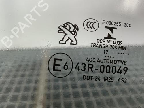 Used Rear right door window PEUGEOT 3008 II SUV (MC_, MR_, MJ_, M4_) [2016-2025]  19975053