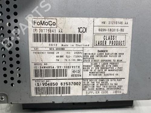 Radio VOLVO S80 II (124) D5 | BP20001544E6 