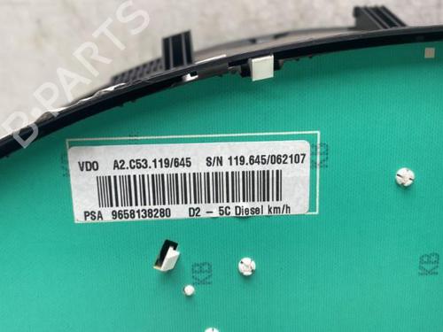 Instrument cluster PEUGEOT 407 (6D_) 1.6 HDi 110 (6D9HZC, 6D9HYC) | BP19968835C47