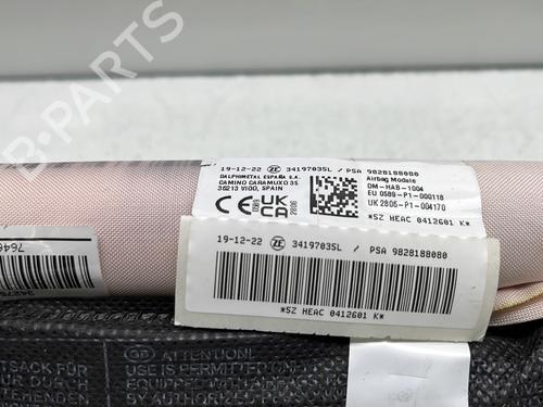 Left curtain airbag PEUGEOT 5008 II (MC_, MJ_, MR_, M4_) 1.2 THP (MRHNYH, MRHNYW, MRHNSJ, MRHNSU, MRHNSM) | BP23903976C11