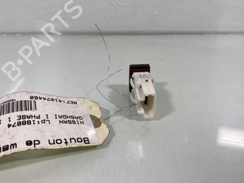 Used Warning switch NISSAN QASHQAI / QASHQAI +2 I (J10, NJ10, JJ10E) 1.5 dCi (106 hp) 20031097