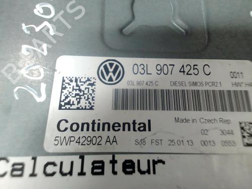 Engine control unit (ECU) VW GOLF PLUS V (5M1, 521)  | BP21196476M57 