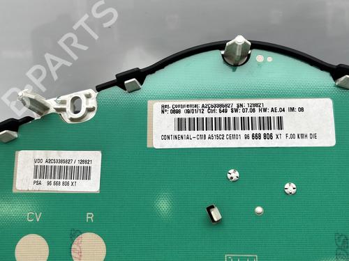 Used Instrument cluster Instrument cluster CITROËN C3 II (SC_) 1.6 HDi (92 hp) 24961654 24961654