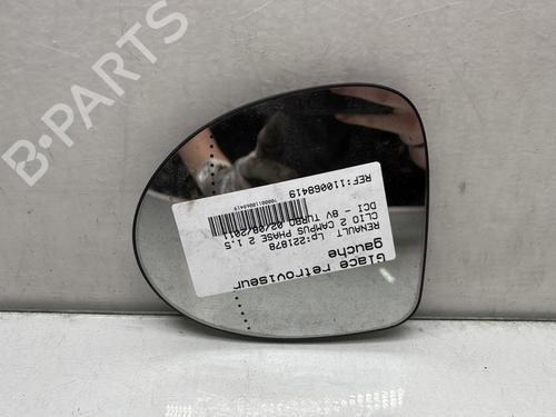 Used Left mirror glass RENAULT CLIO II (BB_, CB_) 1.5 dCi (B/CB3M) (64 hp) 27802802