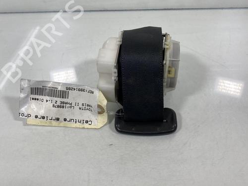 Used Rear right seatbelt Rear right seatbelt TOYOTA YARIS (_P13_) [2010-2020] 19982765 19982765