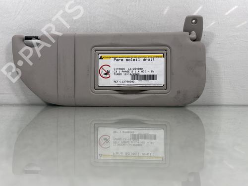 Used Right sun visor CITROËN C3 I (FC_, FN_) 1.4 HDi (68 hp) 29863734