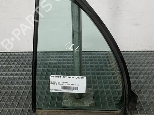 Dør rude ventre bagtil TOYOTA YARIS (_P9_) 1.3 VVT-i (SCP90_, SCP90R) (87 hp) 19956866