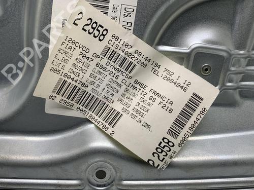 Used Rear right window mechanism FIAT CROMA (194_) 1.9 D Multijet (194AXB1B) (120 hp) 19975256