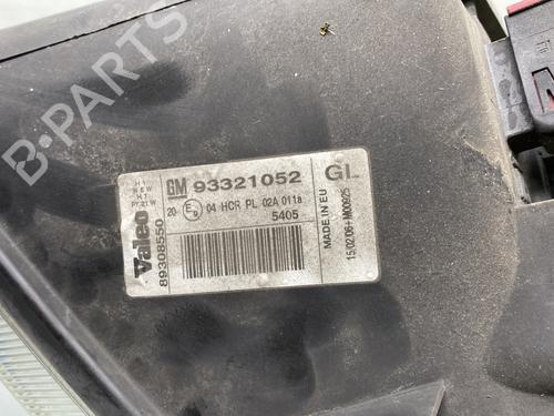 Left headlight OPEL MERIVA A MPV (X03) 1.7 CDTI (E75) | BP30907423C28 