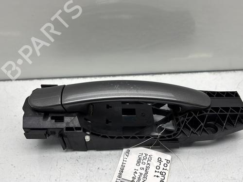 Used Front right exterior door handle VW POLO V (6R1, 6C1) 1.2 TDI (75 hp) 29759345