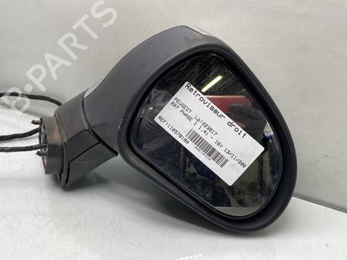 Used Right mirror PEUGEOT 207 (WA_, WC_) 1.4 16V (88 hp) 31212251