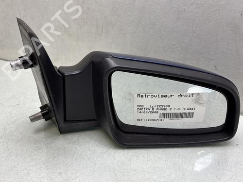 Used Right mirror Right mirror OPEL ZAFIRA / ZAFIRA FAMILY B (A05) 1.9 CDTI (M75) (150 hp) 33648378 33648378