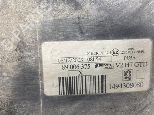 Left headlight PEUGEOT 807 (EB_) 2.2 HDi | BP29253381C28 