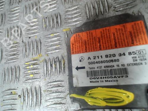 ECU airbags MERCEDES-BENZ E-CLASS (W211) E 270 CDI (211.016) | BP20025073M53 