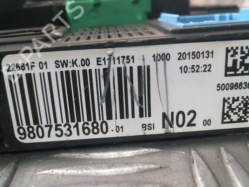 Used Electronic module PEUGEOT 208 I (CA_, CC_) 1.0 VTi (68 hp) 22694915
