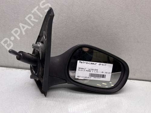 Używane Lusterko boczne prawe RENAULT CLIO II (BB_, CB_) 1.4 (B/CB0C, B/CB0S) (75 hp) 30602348