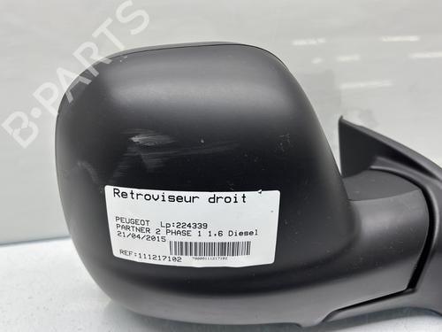 Right mirror PEUGEOT PARTNER Tepee 1.6 HDi | BP31761159C27