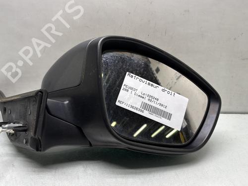 Used Right mirror PEUGEOT 208 I (CA_, CC_) 1.6 HDi (92 hp) 32062816