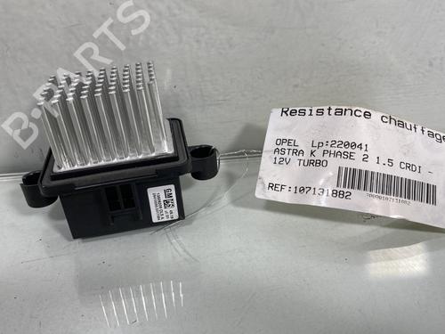 Used Heater resistor Heater resistor OPEL ASTRA K (B16) 1.5 CRDI (68) (122 hp) 27663122 27663122
