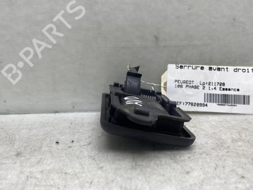 Front right lock PEUGEOT 106 II (1A_, 1C_) 1.4 i | BP19962240C97 