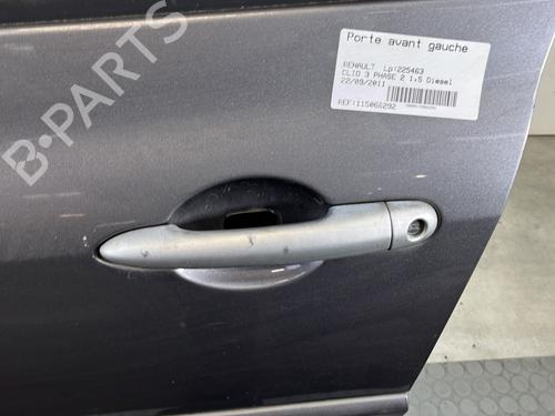 Left front door RENAULT CLIO III (BR0/1, CR0/1) 1.5 dCi (C/BR0G, C/BR1G) | BP30156455C2 