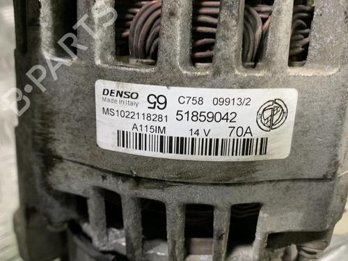 Used Alternator Alternator FIAT PANDA (312_, 319_) 1.2 (312PXA1A) (69 hp) 19965705 19965705