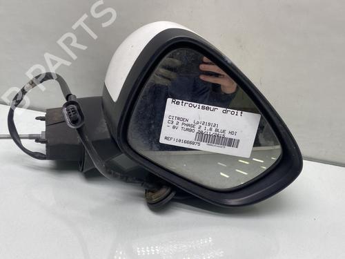 Used Right mirror CITROËN C3 II (SC_) 1.6 BlueHDi 100 (99 hp) 26295753