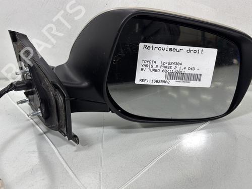 Used Right mirror TOYOTA YARIS (_P9_) 1.4 D-4D (NLP90_, NLP90R) (90 hp) 31212951