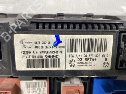 Climate control PEUGEOT 407 (6D_) 1.6 HDi 110 (6D9HZC, 6D9HYC) | BP20020737I5 