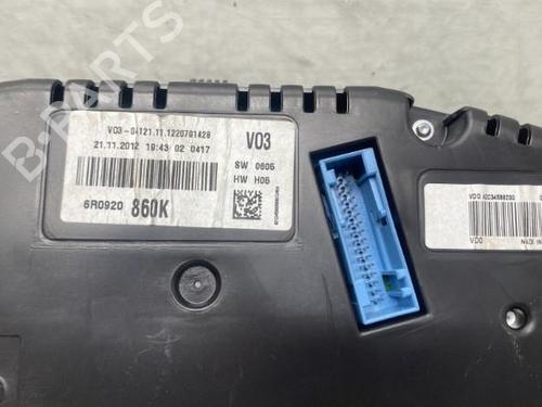 Instrument cluster VW POLO V (6R1, 6C1) 1.2 | BP19990819C47 
