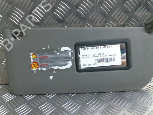 Used Right sun visor Right sun visor RENAULT SCÉNIC I MPV (JA0/1_, FA0_) [1999-2010] 19979926 19979926