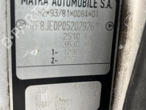 Front left exterior door handle RENAULT ESPACE III (JE0_) 2.2 12V TD (JE0E, JE0H, JE0P) | BP19953721C128 