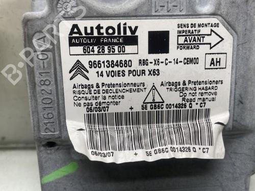 ECU airbags CITROËN C6 (TD_) 2.2 HDi | BP19958223M53 