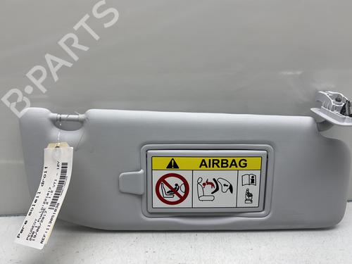 Parasol derecha PEUGEOT 208 I (CA_, CC_) 1.2 VTI 82 (82 hp) 31134711