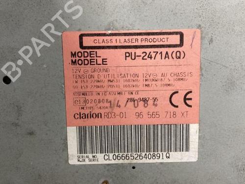 Sistema audio CITROËN C3 I (FC_, FN_) [2002-2013]  19968472
