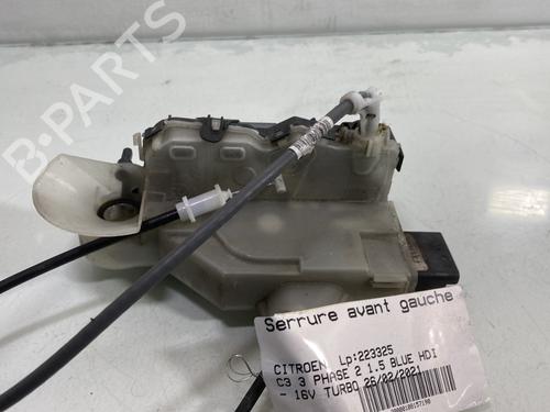 Front left lock CITROËN C3 / C3 ORIGIN III (SX) 1.5 BlueHDi 100 (SXYHYP, SXYHTU) | BP28280960C98 