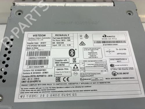 Used Radio Radio RENAULT TRAFIC III Van (FG_) 1.6 dCi 125 (FGMH) (125 hp) 39984481 39984481