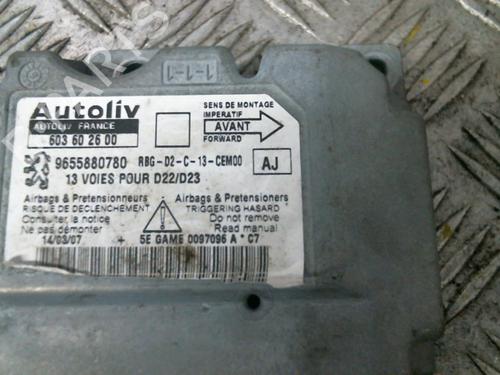 Used ECU airbags PEUGEOT 407 (6D_) 2.0 HDi 135 (6DRHRH, 6DRHRE, 6DRHRG, 6DRHRJ) (136 hp) 19980787