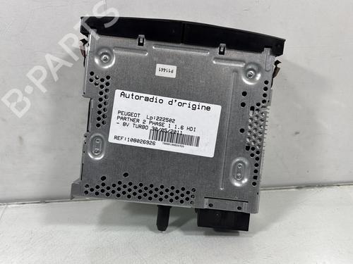 Radio PEUGEOT PARTNER Tepee 1.6 HDi | BP29939274E6